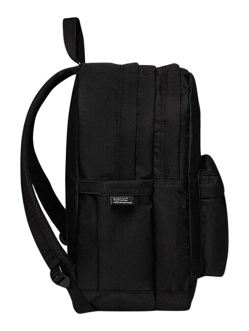 NEW WAY Rucksack mit zwei F&auml;chern Schwarz - Rucks&auml;cke f&uuml;r Schule &amp; Freizeit