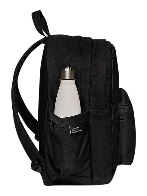 NEW WAY Rucksack mit zwei F&auml;chern Schwarz - Rucks&auml;cke f&uuml;r Schule &amp; Freizeit