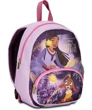 WISH ASILO Kleiner Rucksack mit Netzseiten VIOLETT - Rucks&auml;cke f&uuml;r Schule &amp; Freizeit - 3