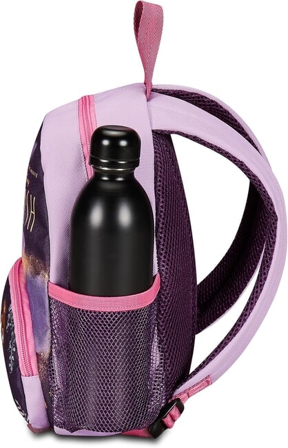 ASILO Kleiner Rucksack mit Netzseiten VIOLETT - Rucks&auml;cke f&uuml;r Schule &amp; Freizeit