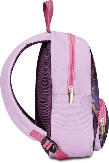 ASILO Kleiner Rucksack mit Netzseiten VIOLETT - Rucks&auml;cke f&uuml;r Schule &amp; Freizeit