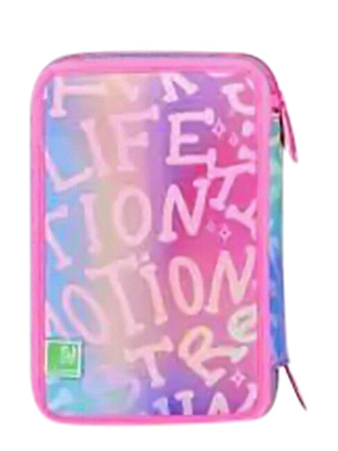 FANTASYS GIRL Federm&auml;ppchen mit 3 Rei&szlig;verschl&uuml;ssen zartes Flieder - Etuis und Zubeh&ouml;r