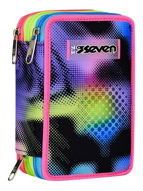 WRITE DOWN Federm&auml;ppchen mit 3 Rei&szlig;verschl&uuml;ssen fuchsiafluo - Etuis und Zubeh&ouml;r