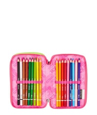 SEVEN WRITE DOWN Federm&auml;ppchen mit 3 Rei&szlig;verschl&uuml;ssen fuchsiafluo - Etuis und Zubeh&ouml;r - 3