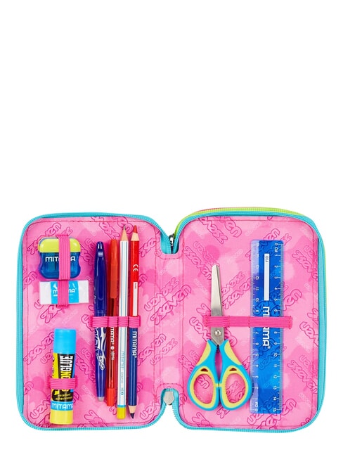 WRITE DOWN Federm&auml;ppchen mit 3 Rei&szlig;verschl&uuml;ssen fuchsiafluo - Etuis und Zubeh&ouml;r