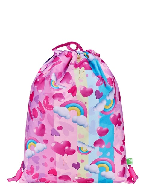 FLYUNICORN GIRL Schultasche fuchsiafluo - Rucks&auml;cke f&uuml;r Schule &amp; Freizeit