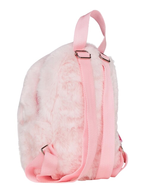 PLUSHY ANIMALS Mini-Pelzrucksack rosa Puppe - Rucks&auml;cke f&uuml;r Schule &amp; Freizeit
