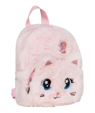 SJGANG PLUSHY ANIMALS Mini-Pelzrucksack rosa Puppe - Rucks&auml;cke f&uuml;r Schule &amp; Freizeit - 3
