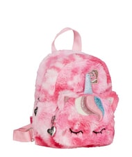 SJGANG PLUSHY ANIMALS Mini-Pelzrucksack SCHWARZ GESTREIFTER WALD - Rucks&auml;cke f&uuml;r Schule &amp; Freizeit - 3