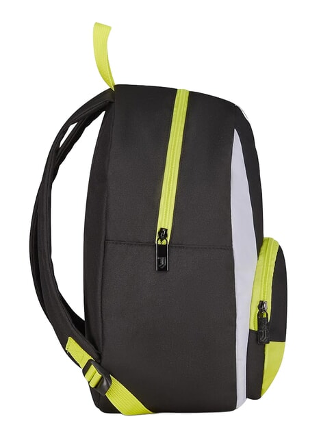 ASILO Juventus-Rucksack STREIFEN SCHWARZ / WEISS - Rucks&auml;cke f&uuml;r Schule &amp; Freizeit