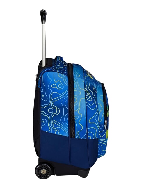 NUANCED 2-r&auml;driger Trolley-Rucksack, fest blautief - Rucks&auml;cke mit Trolleyfunktion