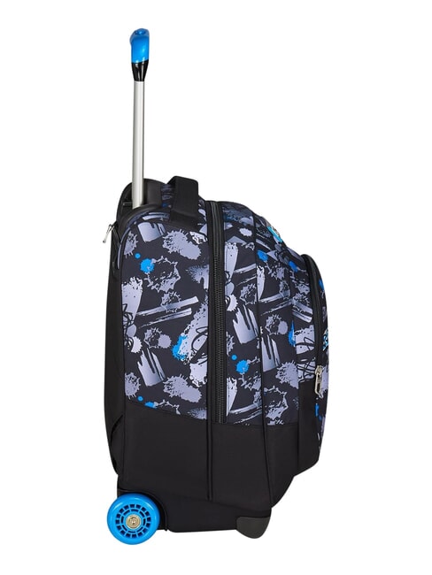 HUE E WRITES 2-r&auml;driger Trolley-Rucksack, fest montiert Reflexblau - Rucks&auml;cke mit Trolleyfunktion