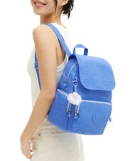 KIPLING CITY ZIP S Rucksack mit Klappe blauer Cocktail - Damentaschen - 4