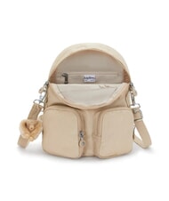 KIPLING FIREFLY UP CONVERTIBLE Rucksack glitzerndes Beige - Damentaschen - 3
