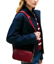 TOMMY HILFIGER TH ESSENTIAL Mini-Schultertasche Samtbraun - Damentaschen - 2