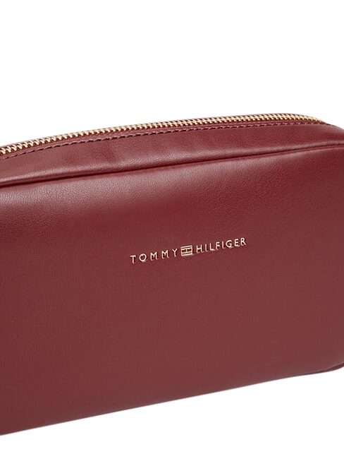 TH ESSENTIAL Mini-Schultertasche Samtbraun - Damentaschen