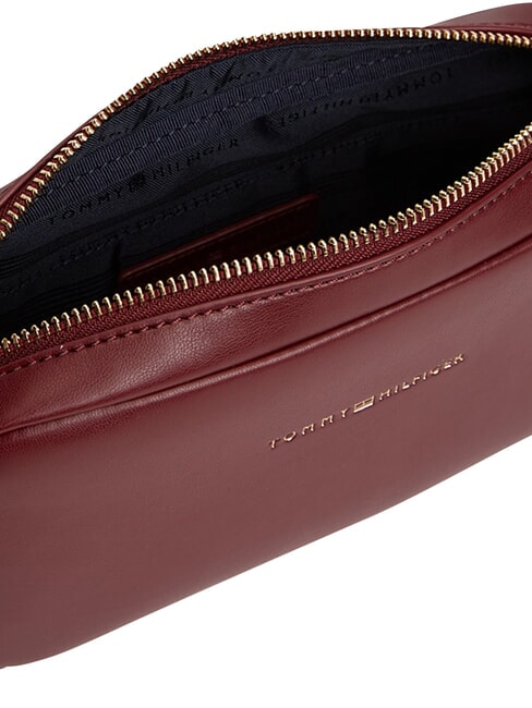 TH ESSENTIAL Mini-Schultertasche Samtbraun - Damentaschen