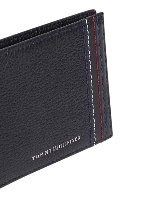 TH CENTRAL Geldb&ouml;rse mit Kartenhalter, aus Leder Raum blau - Brieftaschen Herren