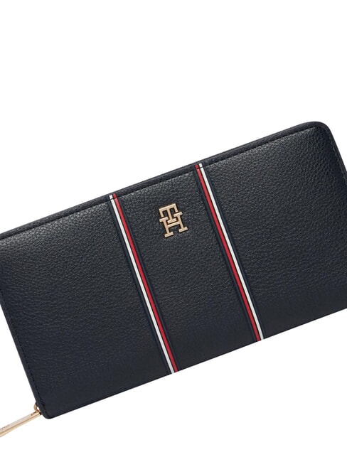 TH ICON Gro&szlig;e Geldb&ouml;rse mit Rei&szlig;verschluss Raum blau - Brieftaschen Damen