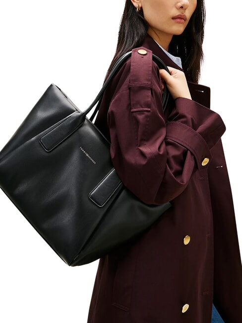 TH ESSENTIAL Umh&auml;ngetasche Schwarz - Damentaschen