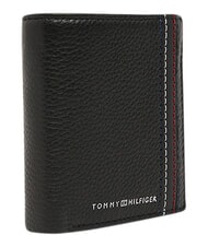 TOMMY HILFIGER TH CENTRAL Geldb&ouml;rse und Kartenetui aus Leder Schwarz - Brieftaschen Herren - 3