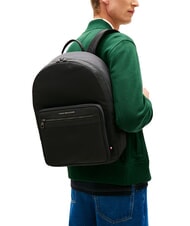 TOMMY HILFIGER TH REPREVE Rucksack Schwarz - Rucks&auml;cke f&uuml;r Schule &amp; Freizeit - 2