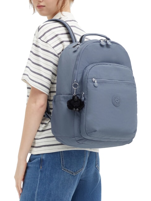 SEOUL 15 "Laptop-Rucksack blauer Stein - Rucks&auml;cke f&uuml;r Schule &amp; Freizeit