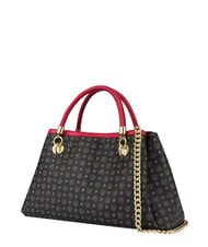 POLLINI HERITAGE Handtasche mit Schultergurt schwarzer Lack - Damentaschen - 2