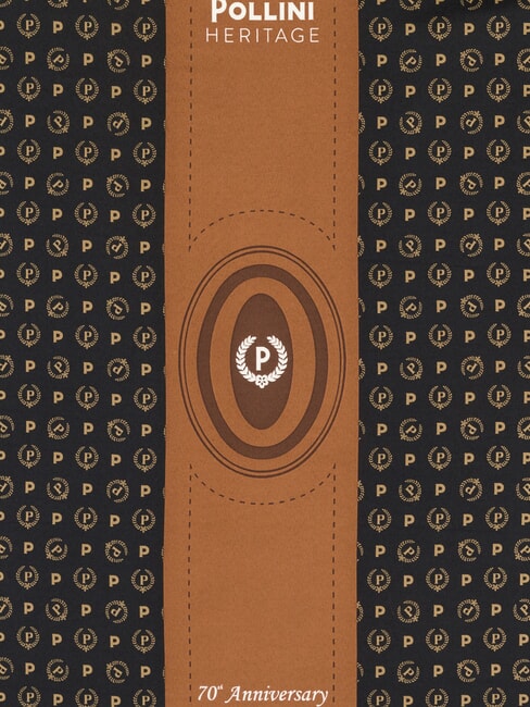 HERITAGE Bedruckter Schal Schwarz Braun - Schals