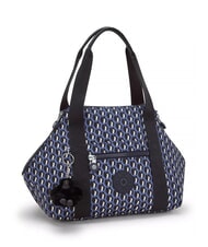 KIPLING ART MINI PRINT Kleine Handtasche 3D K Blau - Damentaschen - 3