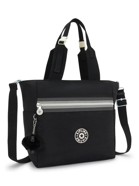 LOONA B Schultertasche mit Schultergurt Black Noir SU25 - Damentaschen
