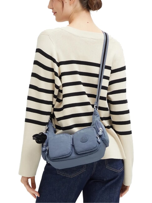 RIKKA S Umh&auml;ngetasche blauer Stein - Damentaschen