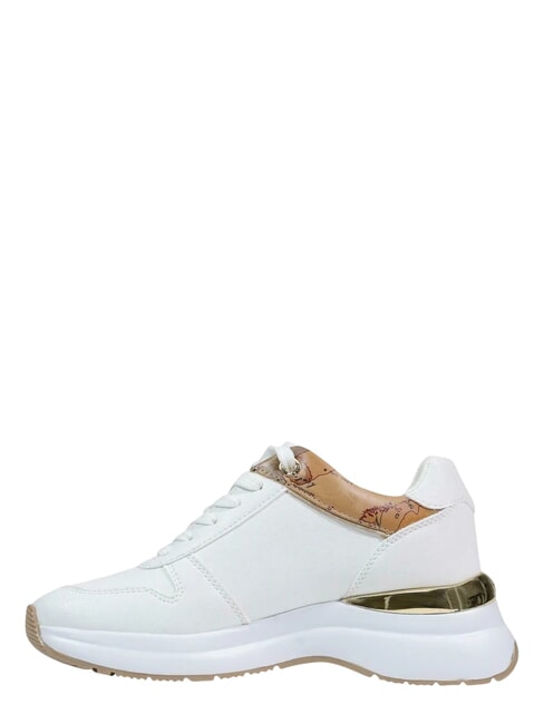 GEO Turnschuhe Wei&szlig; / Geo-Beige - Damenschuhe