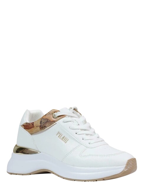GEO Turnschuhe Wei&szlig; / Geo-Beige - Damenschuhe