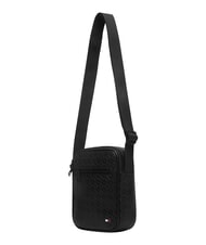 TOMMY HILFIGER TH EMBOSSED FLAG Kleine Handtasche Schwarz - Umh&auml;ngetaschen Herren - 4