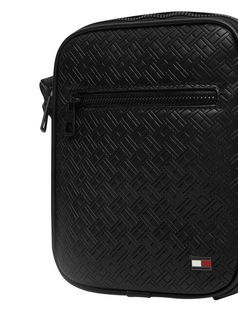 TH EMBOSSED FLAG Kleine Handtasche Schwarz - Umh&auml;ngetaschen Herren