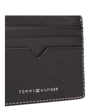TOMMY HILFIGER TH SAFFIANO Kreditkartenetui, Leder Schwarz - Brieftaschen Herren - 4