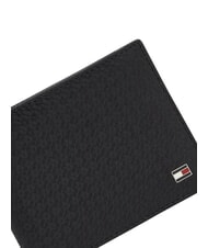 TOMMY HILFIGER TH EMBOSSED Geldb&ouml;rse mit Kartenhalter, aus Leder Schwarz - Brieftaschen Herren - 3