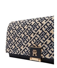 TOMMY HILFIGER TH HER Mini-Tasche mit Ketten-Schulterriemen blau mono - Damentaschen - 4