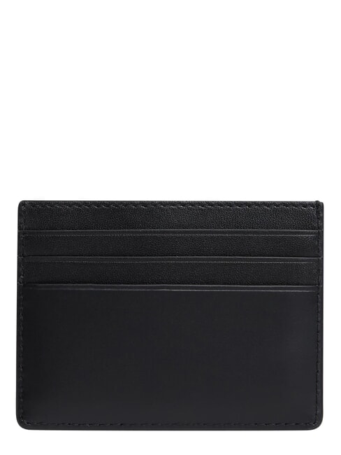 TH EMBOSSED Kreditkartenetui, Leder Schwarz - Brieftaschen Herren