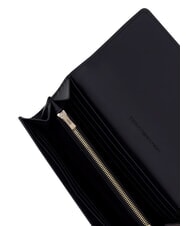 TOMMY HILFIGER TH ICON Gro&szlig;e Geldb&ouml;rse mit Klappe Schwarz - Brieftaschen Damen - 4