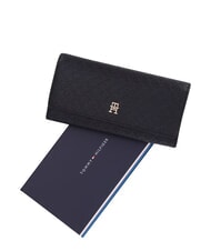 TOMMY HILFIGER TH ICON Gro&szlig;e Geldb&ouml;rse mit Klappe Schwarz - Brieftaschen Damen - 5