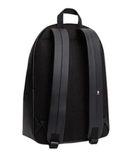TOMMY HILFIGER TJ ESS DAILY PU Rucksack mit Vordertasche Schwarz - Rucks&auml;cke f&uuml;r Schule &amp; Freizeit - 3