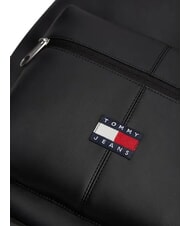 TOMMY HILFIGER TJ ESS DAILY PU Rucksack mit Vordertasche Schwarz - Rucks&auml;cke f&uuml;r Schule &amp; Freizeit - 5