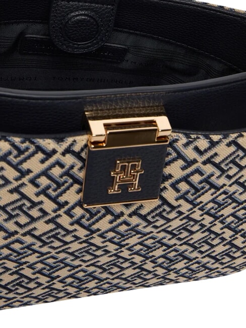 TH HER Handtasche mit Schulterriemen blau mono - Damentaschen