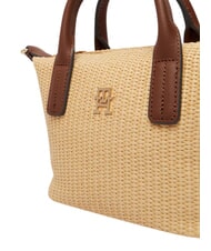 TOMMY HILFIGER POPETTE Handtasche mit Schulterriemen Sand-Mono - Damentaschen - 4