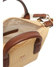 TOMMY HILFIGER POPETTE Handtasche mit Schulterriemen Sand-Mono - Damentaschen - 6