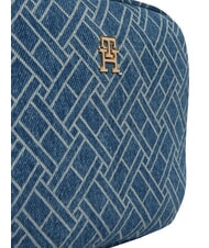 TOMMY HILFIGER POPETTE Mini-Schultertasche blauer Denim - Damentaschen - 6