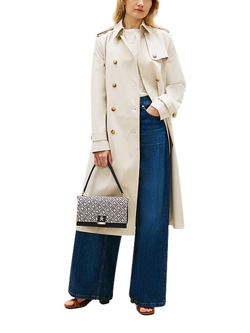 TH HER Handtasche mit Schulterriemen blau mono - Damentaschen