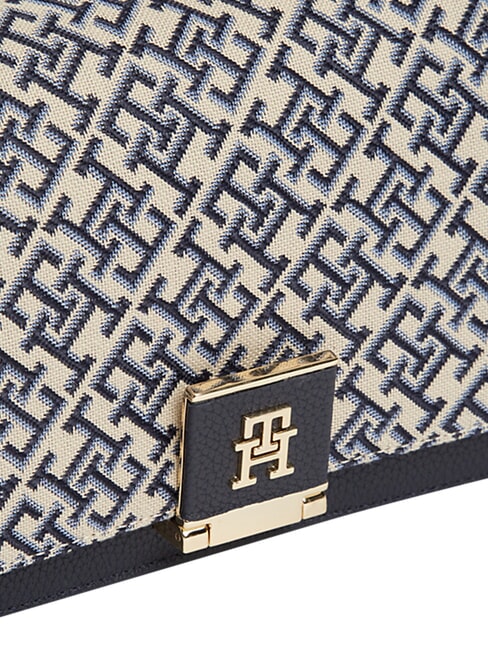 TH HER Handtasche mit Schulterriemen blau mono - Damentaschen